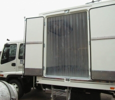AUT PremSTRIP PVC Strip Curtain Truck Side View