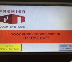 Premier Door Systems - LCD Display